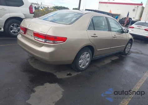 2004 Honda Accord 2.4 Lx from USA, damaged, VIN 1HGCM564X4A119295